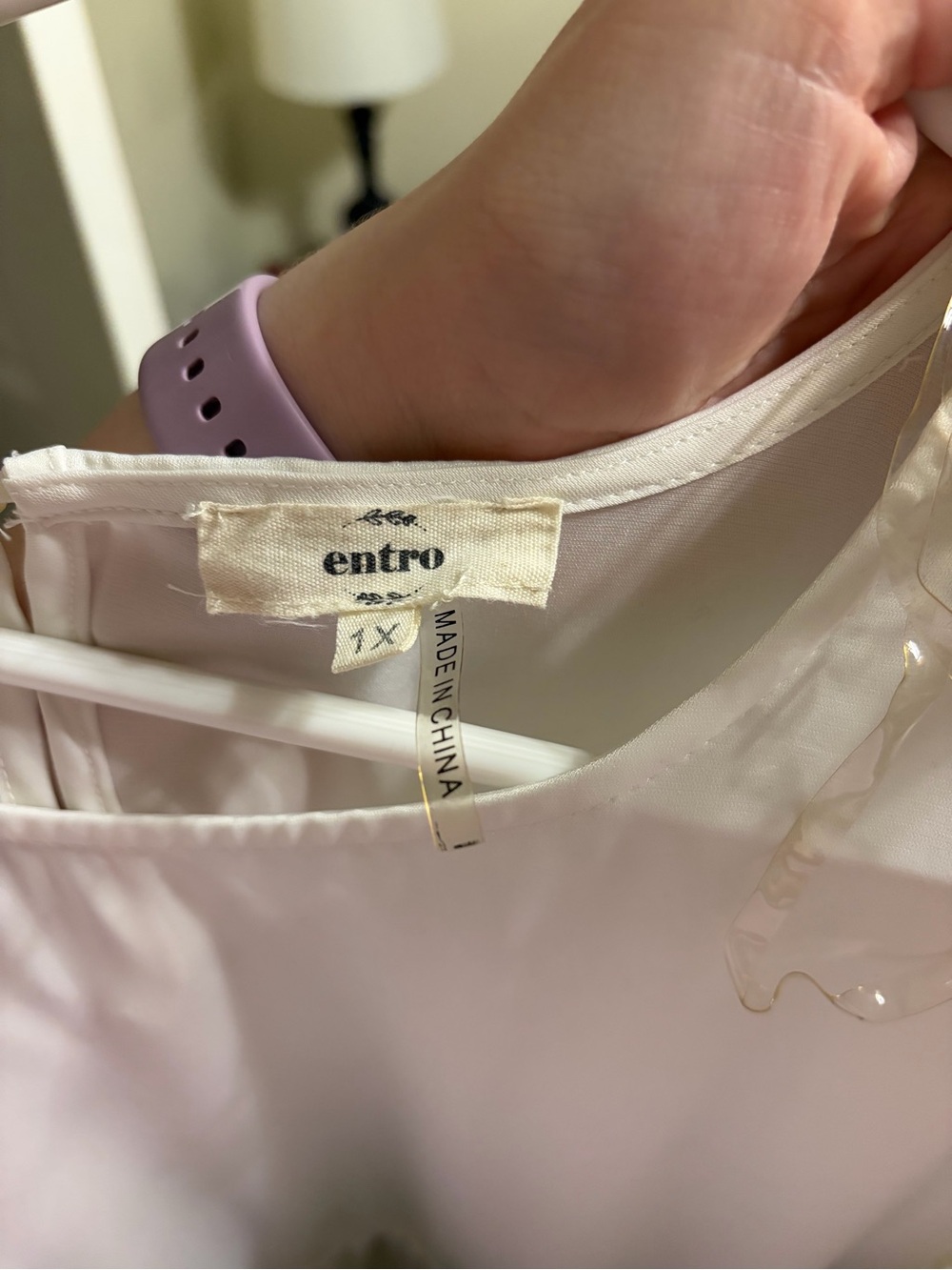 entro white tiered dress - Picture 3 of 3